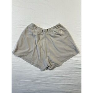 GYMSHARK Pause Loose Tan Waffle Sweat Shorts Womens Size Small Gym Workout